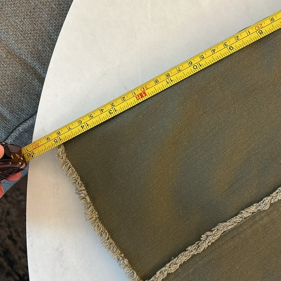 BCBGeneration Green Denim Mini Skirt Size 27 - Picture 7 of 8